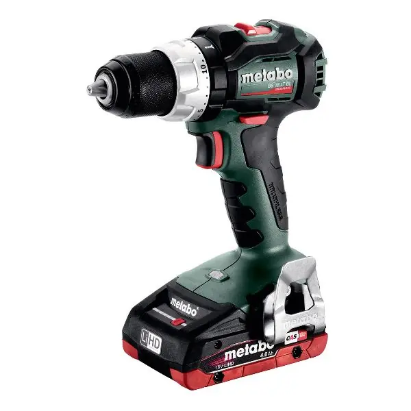 Perceuse-visseuse 18 V, perceuse-visseuse sans fil, moteur sans charbons, avec 2 batteries, plage de serrage du mandrin à serrage rapide 1,5-13 Remise