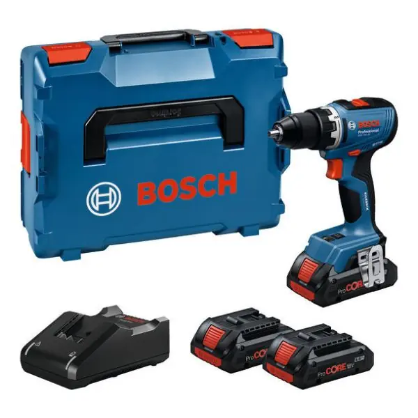 Achetez Aujourd'hui perceuses-visseuses sans fil GSR 18V-65, 3 x batterie ProCORE18V 4.0Ah, bo?tier l-BOXX