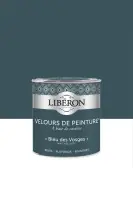 Commander Maintenant Peinture murale boiseries plafond Velours de Peinture bleu vosges 2.50 ls