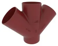 Embranchement Culotte double SMU Agilium à 45° en fonte diamètre nominal 100-100 mm PAM Meilleure Vente