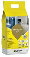 Prix Cassé Joint de carrelage esthétique Weberjoint Star – gris béton E08 – sac de 5 kg WEBER