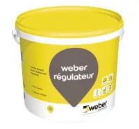 Dernier Modèle Couche de fond Weber régulateur pour revêtement organique teinte 0901 seau de 20 Kg WEBER