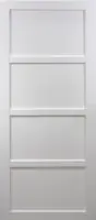 Porte Coulissante Tamera blanc 4 panneaux H204 x L83 cm Offre Limitée