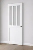 Porte Coulissante Atelier Blanc H204 x L73 cm, Coquilles Seulement Aujourd'hui