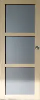 Prix Cassé Porte Coulissante Ayous 3 Panneaux Gris Clair H204 x L73 cm, Coquilles