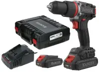 Perceuse-visseuse 18V DD18-60Z2 60Nm + 2 batteries 2Ah + 1 chargeur rapide + coffret - HANGER - 400110 Soldes
