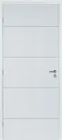 Usine Directe Bloc-porte thermique à recouvrement Rigitherm 2/1 Graphik Ketch prépeint huisserie 90 mm serrure 3 points poussant droit 204 x 83 cm RIGHINI