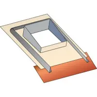 Achat Immédiat Embase polyvalente Univ+Ke ocre (RAL 320) pour tuile avec kit d‘étanchéité rouge pente 86 à 100% POUJOULAT
