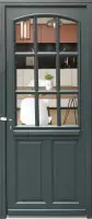 Porte d‘entree Bois vitree, Alexa RAL 7016, H,215xl,80 p, droit Cote Tableau Must-Have