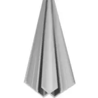 Profile de liaison argent mat anodise en aluminium hauteur 2100 mm ROTH Offre Limitée
