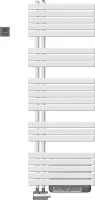 Sèche-serviette Concerto Asymétrique eau chaude soufflant blanc mat 655 W + 1000 W 1540 x 550 Prix Choc