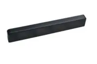 Embout Odemur plat PVC anthracite 7016 structuré 270 x 18 x 45 mm LIMAT Paiement Sécurisé