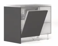 Livraison Express Terminaison lave-vaisselle Agile/Ludique caviar 87 x 63 cm