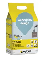 Mortier de jointoiement décoratif Weberjoint design ton moka T02 sac de 5 Kg WEBER Certifié