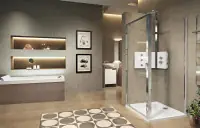 Paroi de douche Lunes 2.0 panneau fixe 66 extensible 66 - 72 cm verre trempé transparent silver NOVELLINI Réduction