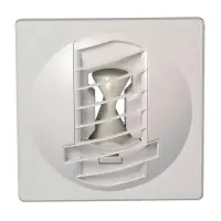 Bouche d‘extraction autoréglable BAP COLOR 45/105 m3/h Blanc D125 mm ALDES Nouvel Arrivage