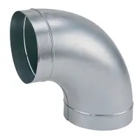 Coude embouti Galva standard C 80/90 ATLANTIC CLIMATISATION VENTILATION Expédition Rapide