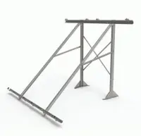 Kit de fixation à 45° pour 2 panneaux solaires thermiques accessoire panneau magnelis THERMADOR Expédition Rapide