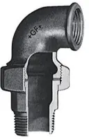 Coude union 98 fonte malléable male-femelle noir 15 x 21 mm ATUSA Acheter En Ligne