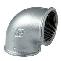 Coude N° 90 fonte malléable femelle-femelle galvanisée 26 x 34 mm ATUSA Soldes