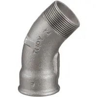 Prix Cassé Courbe fonte malléable male-femelle 45° noire 40 40 x 49 mm SFERACO