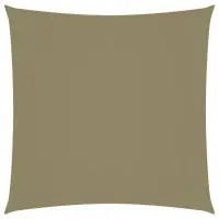 Voile toile d‘ombrage parasol tissu oxford carré 5 x 5 m beige 02_0009514 Seulement Aujourd&rsquo;hui
