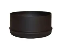 Promotion Tampon plein Apollo pellets concentrique noir mat diamètre 150 JONCOUX