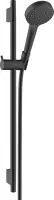 Set de douche 2 jet noir mat HANSGROHE Seulement Aujourd'hui