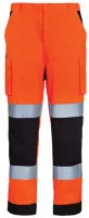 Haute Qualité Pantalon de travail homme à haute visibilité multipoches PATROL hi-viz orange/marine TL - COVERGUARD - 7PAOPL