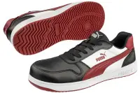 Commande En Gros Chaussure de travail Frontcourt P 39 bas noir/blanc/rouge S3L - PUMA - 640200