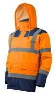 Bon Marché Parka matelassée Keta à haute visibilité orange/marine T 3XL COVERGUARD 7KETOXXXL