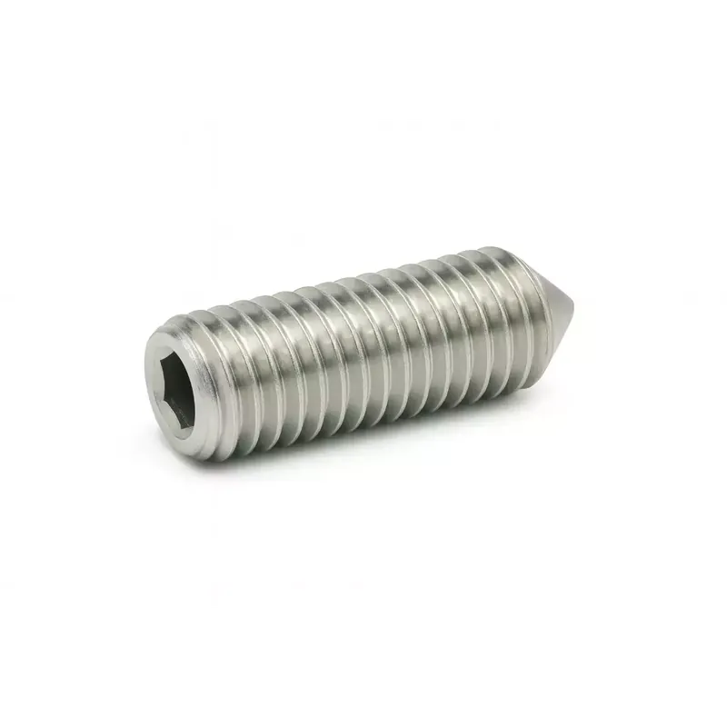 Commander Maintenant Vis sans tête à six pans creux - STHC - DIN 914 - M 10 x 50 - Bout pointeau - Inox A2