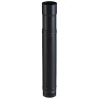 Tuyau émaillé 100ENMJ pour poêle à granulé Zoom diamètre 100 mm réglable 51 à 86 cm POUJOULAT Usine Directe