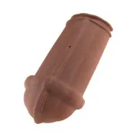 About d‘arêtier Elégant à embo?tement 881 XLC terre cuite vieilli bourgogne 17,2 x 39 cm TERREAL Affaire à Saisir