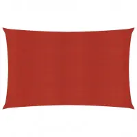 Voile toile d‘ombrage parasol 160 g/m2 rouge 3 x 4 m PEHD 02_0009268 Meilleur Prix