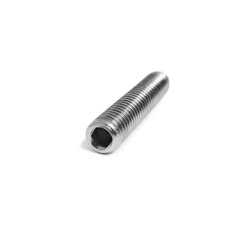 Vis sans tête à six pans creux - STHC - DIN 915 - M 12 x 20 - Bout téton - Inox A2 Remise
