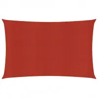 Voile toile d‘ombrage parasol 160 g/m2 PEHD 2,5 x 4 m rouge 02_0009249 Acheter Direct
