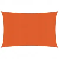 Voile toile d‘ombrage parasol 160 g/m2 orange 2,5 x 3,5 m PEHD 02_0009230 Populaire
