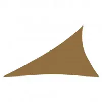 Voile toile d‘ombrage parasol 160 g/m2 taupe 3 x 4 x 5 m PEHD 02_0009317 Retour Gratuit