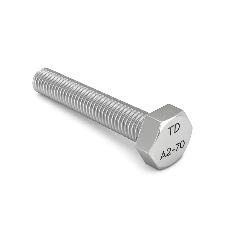 Solde Vis à tête hexagonale - Pas américain UNC - D. 5/16 x 1‘ - Inox A2
