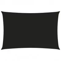 Voile toile d‘ombrage parasol tissu oxford rectangulaire 4 x 6 m noir 02_0009702 Marque