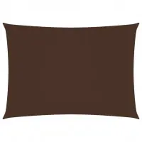 Voile toile d‘ombrage parasol tissu oxford rectangulaire 2 x 3 m marron 02_0009597 Bon Marché