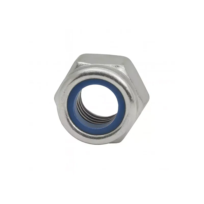 Ecrou frein bague nylon (Pas fin) - M 16 - Pas 150 - Classe 10 Usine Directe