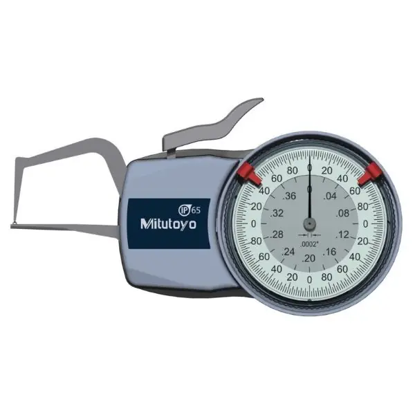 External Dial Caliper Gauge, 0-0,4″, 0,0002″ Authentique