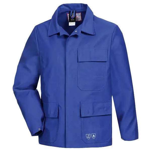 Top Vente Blouson de soudeur PROBAN, bleu royal, Taille de confection DE 46