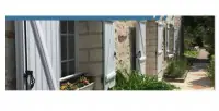 Volet PVC avec Penture + Contre-Penture gris 7035 24 mm PROVOBAT Petit Prix