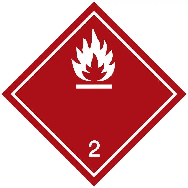 Offre Exclusive Identification des produits dangereux Gaz inflammables, Type 04100