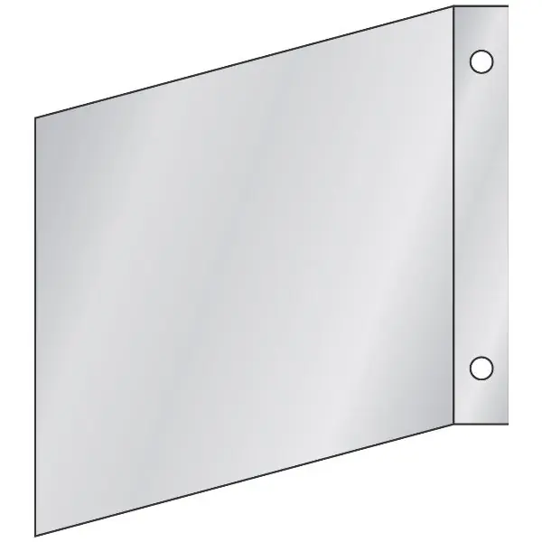 Vente Flash Panneau drapeau Montage mural ou au plafond, Type 01150