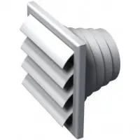 Grille extérieure VPA blanc 186 x 186 mm ALDES Nouvel Arrivage