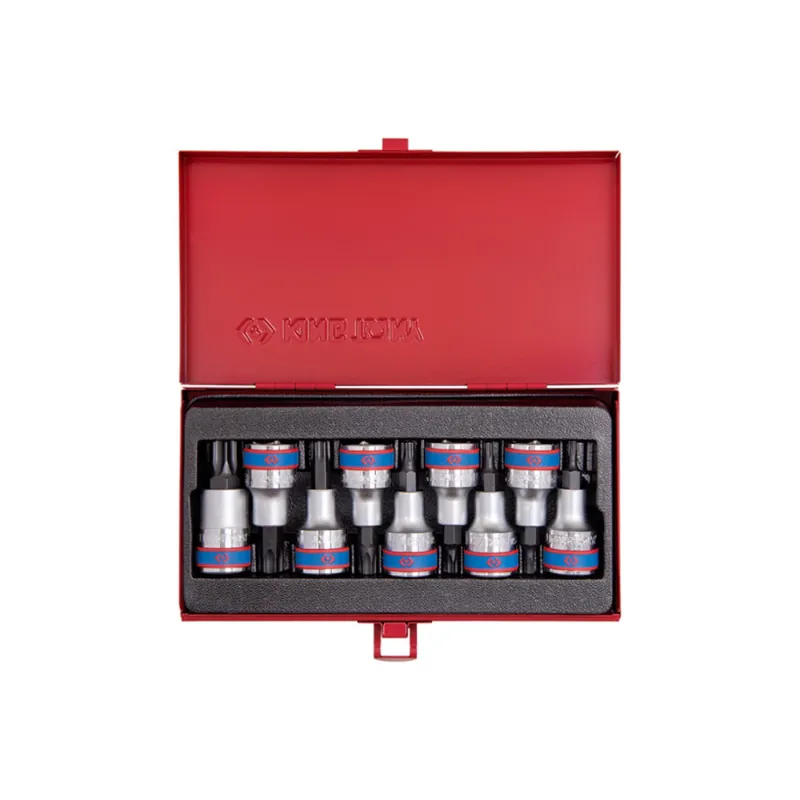 Prix Bas Coffret de douilles 1/2 TORX? – 9 pièces – KINGTONY 4109PR